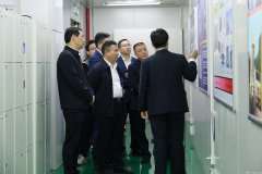 宜春市电子信息产业链招商小分队莅临长沙明哲装修设计有限公司参观调研